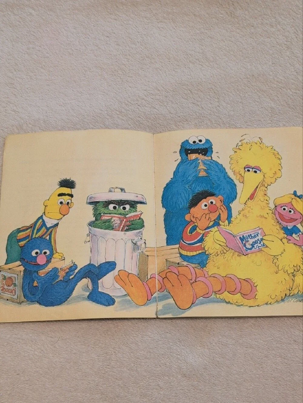 Sesame Street Board Book Bundle Ernie Grover Early Readers Vintage Kids